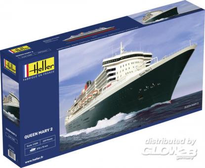 Heller 80626 Queen Mary 2 Bausatz Schiff Modell 1:600 in OVP 