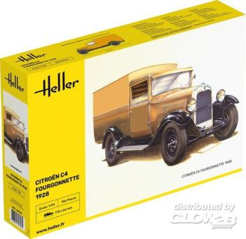 Heller 80703 Citroen C4 Fourgonnette 1928 Bausatz Auto Modell 1:24 in OVP 
