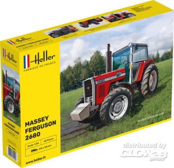 Heller 81402 Massey Ferguson 2680 Bausatz Traktor Modell 1:24 in OVP 