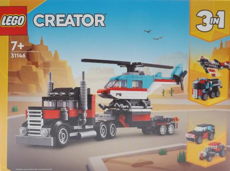 LEGO® Creator 31146 - Tieflader mit Hubschrauber 