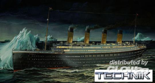 Revell 00458 RMS Titanic Technik Modell Schiff Bausatz 1:400 in OVP 