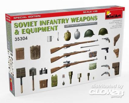MiniArt 35304 Soviet Infantry Weapons & Equipment Modell Bausatz 1:35 in OVP 