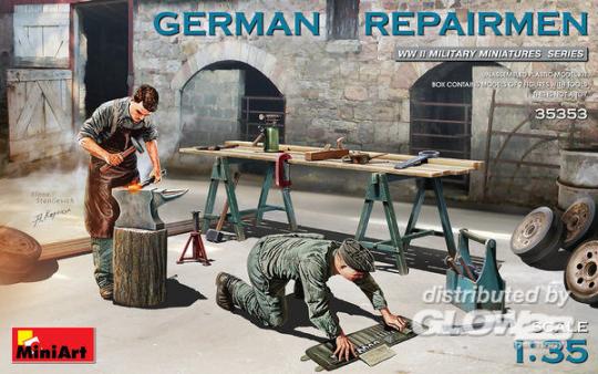 MiniArt 35353 German Repairmen Reperatur Figuren Modell Bausatz 1:35 in OVP 