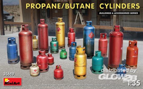 MiniArt 35619 Propane/Butane Cylinder Modell Bausatz 1:35 in OVP 
