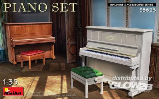 MiniArt 35626 Piano Set Klavier Dekoration Modell Bausatz 1:35 in OVP 