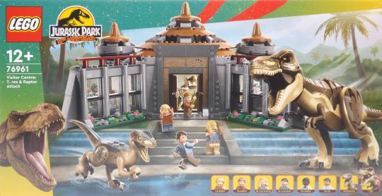LEGO® Jurassic World 76961 - Angriff des T.Rex und des Raptors aufs Besucherzentrum 