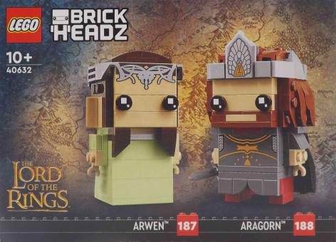 LEGO® BrickHeadz 40632 Aragorn™ und Arwen™ 