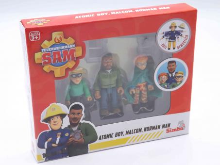 Simba 109251091 Feuerwehrmann Sam Superhelden-Figurenset 7,5cm - OVP 