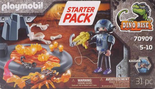 Playmobil® Dino Rise 70909 - Starter Pack Kampf gegen den Feuerskorpion 