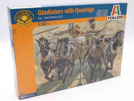Italeri 6874 Historics Gladiators with Quadriga Bausatz Modell 1:32 in OVP 