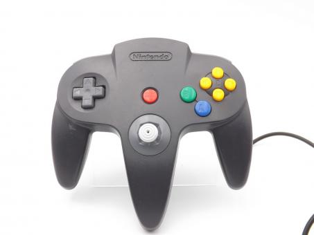 Original Nintendo 64 N64 Controller Schwarz 