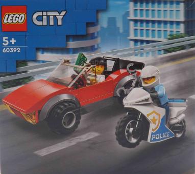 LEGO® City 60392 Verfolgungsjagd mit dem Polizeimotorrad 