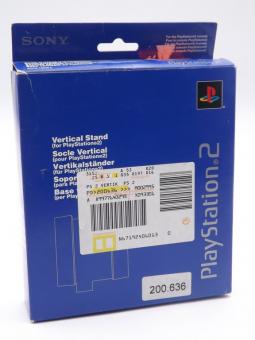 Original Playstation 2 Vertikalständer für PS2 Konsole Schwarz - OVP 