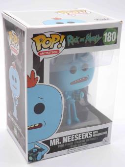 FUNKO Pop! 180: Rick and Morty - Mr. Meeseeks with Meeseeks Box 
