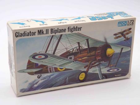 Frog F429 Gladiator Mk.II Biplane fighter Modell Bausatz 1:72 in OVP 