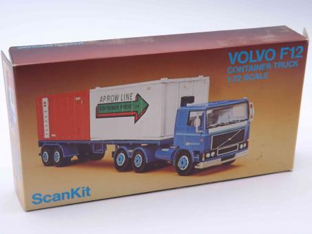 Scankit 2022 Volvo F12 Container Truck Modell LKW Bausatz 1:72 in OVP 
