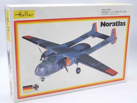 Heller 352 Noratlas Modell Flugzeug Bausatz 1:72 in OVP 