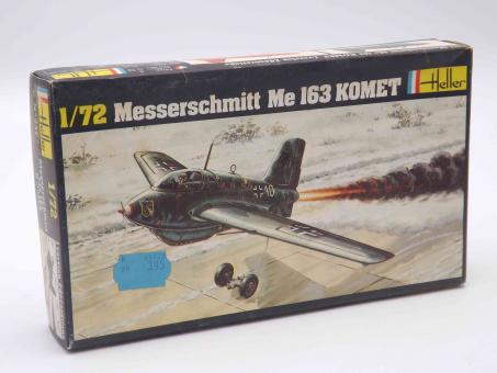 Heller 237 Messerschmitt Me 163 Komet Modell Flugzeug Bausatz 1:72 in OVP 