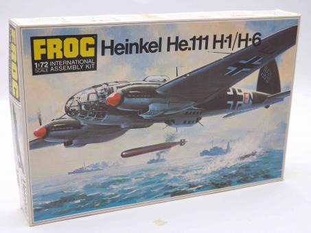 Frog F201 Heinkel He. 111 H-1/H-6 Modell Flugzeug Bausatz 1:72 in OVP 