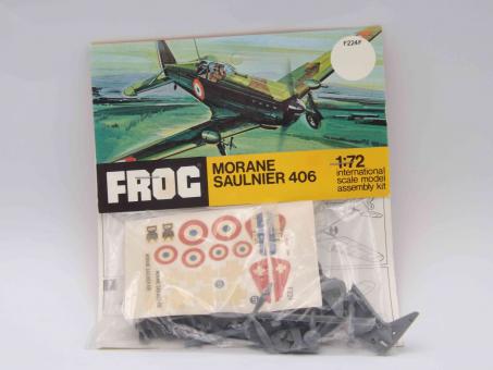 Frog F224F Morane Sauliner 406 Modell Flugzeug Bausatz 1:72 in OVP 