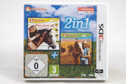 2in1 Mein Gestüt - Leben für die Pferde + Westernpferd 3D (3DS) 