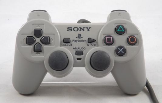 Original Sony PlayStation 1 Controller (Dualshock) Grau PS1 