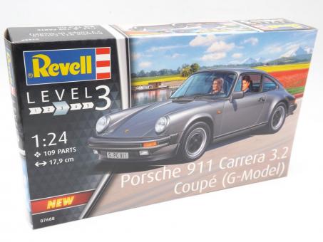 Revell 07688 Porsche 911 Carrera 3.2 Coupé Auto Bausatz 1:24 in OVP 