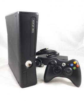 Microsoft Xbox 360 S Konsole 250 GB matt Schwarz + Orig. Controller 