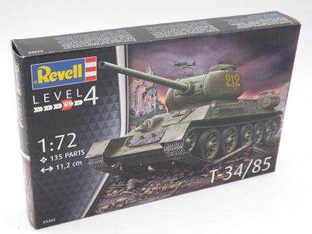 Revell 03302 T-34/85 Panzer Bausatz 1:72 in OVP 