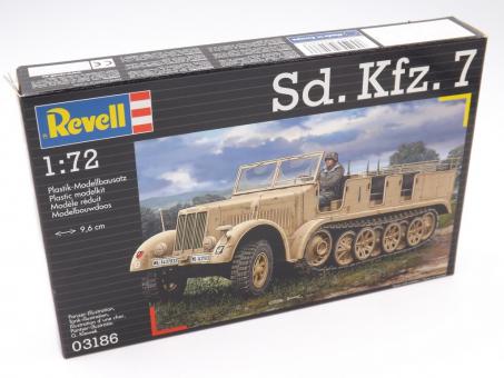 Revell 03186 Sd.Kfz. 7 Panzer Modell Bausatz 1:72 in OVP 