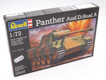 Revell 03107 Panther Ausf. D/Ausf. A Panzer Modell Bausatz 1:72 in OVP 