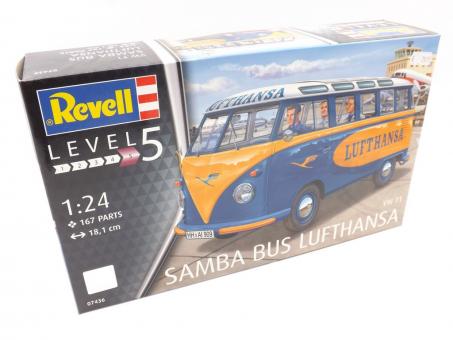 Revell 07436 VW Volkswagen T1 Samba Bus Lufthansa  Bausatz 1:24 in OVP 
