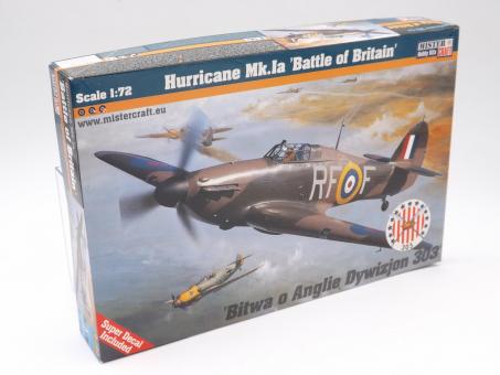 Mistercraft 041809 Hurricane Mk.1a 'Battle of Britain' II WW Fighter 1:72 in OVP 