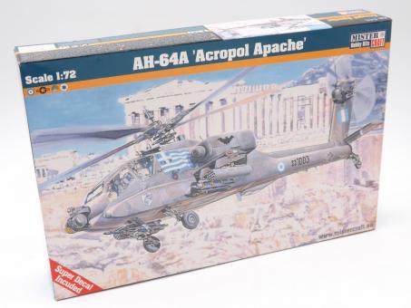 Mistercraft 040390 AH-64A 'Acropol Apache' Hubschrauber Bausatz 1:72 in OVP 