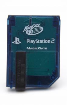 Original Sony PlayStation 2 Memory Card Mad Catz 8MB Blau-Transparent PS2 