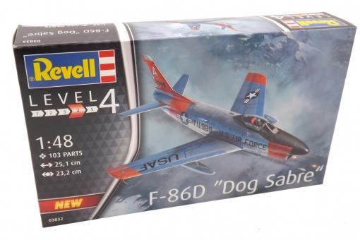 Revell 03832 F-86D "Dog Sabre" Flugzeug Modell Bausatz 1:48 in OVP 