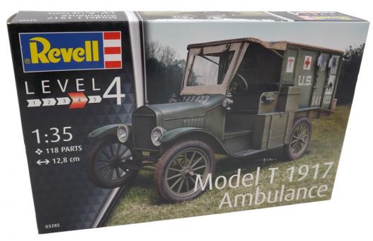 Revell 03285 Ford Model T 1917 Ambulance PKW Modell Bausatz 1:35 in OVP 