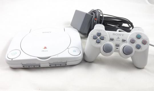 Sony Playstation One / 1 PS1 Slim Konsole Weiß + Original Controller 