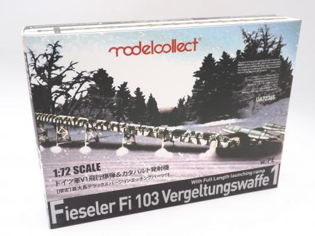 Modelcollect UA72365 Fieseler Fi 103 V1 mit Abschussrampe Bausatz 1:72 in OVP 
