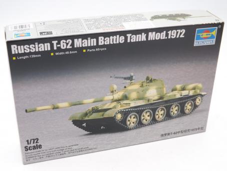 Trumpeter 07147 Russian T-62 Main Battle Tank Mod. 1972 Bausatz 1:72 in OVP 