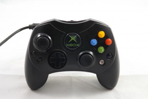 Original Microsoft Xbox Classic Controller S Schwarz 