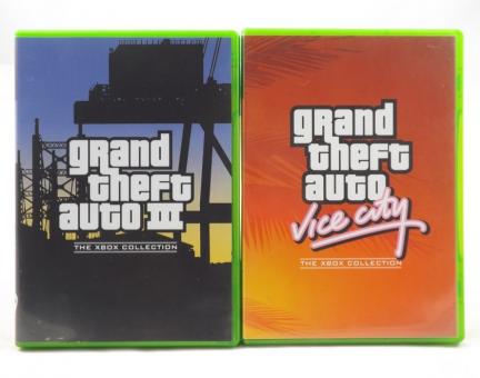 GTA Grand Theft Auto 3 III + Vice City - The xBox Collection - ohne Pappschuber 