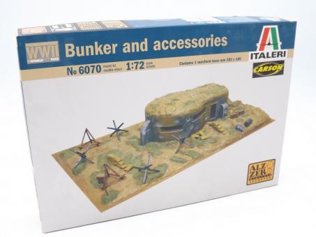 Italeri 6070 Bunker and accessories World War II Modell Bausatz 1:72 in OVP 