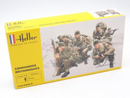 Heller 49632 Commandos Britanniques Figuren Modell Bausatz 1:72 in OVP 