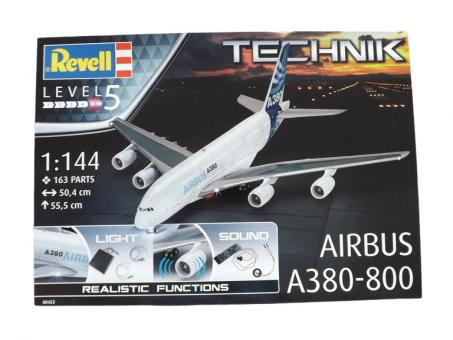 Revell Technik 00453 Airbus A380-800 Flugzeug Modell Bausatz 1:144 in OVP 