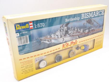 Revell 05650 Battleship Bismarck KIT  Bausatz Schiff Modell 1:580 in OVP 