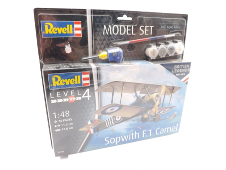 Revell 03906 Sopwith F.1 Camel KIT Flugzeug Modell Bausatz 1:48 in OVP 