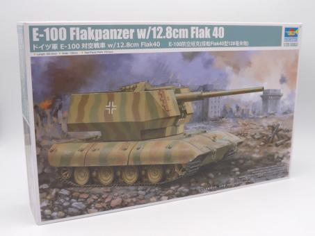 Trumpeter 09585 E-100 Flakpanzer w/12.8cm Flak 40 Panzer Modell 1:35 in OVP 