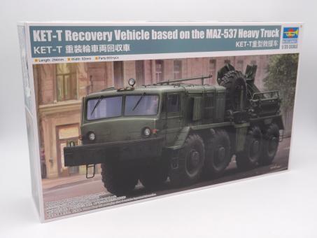 Trumpeter 01079 KET-T Recovery Vehicle MAZ-537 Heavy Truck Modell 1:35 OVP 