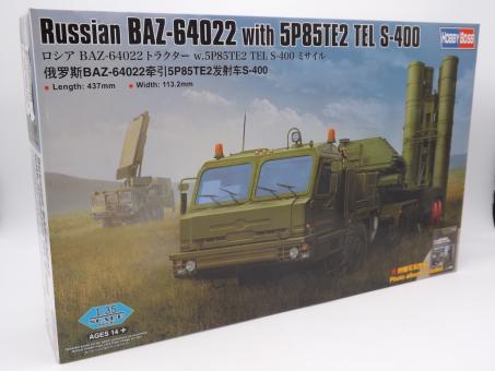 HobbyBoss 85517 Russian BAZ-64022 with 5P85TE2 TEL S-400 Modell 1:35 OVP 